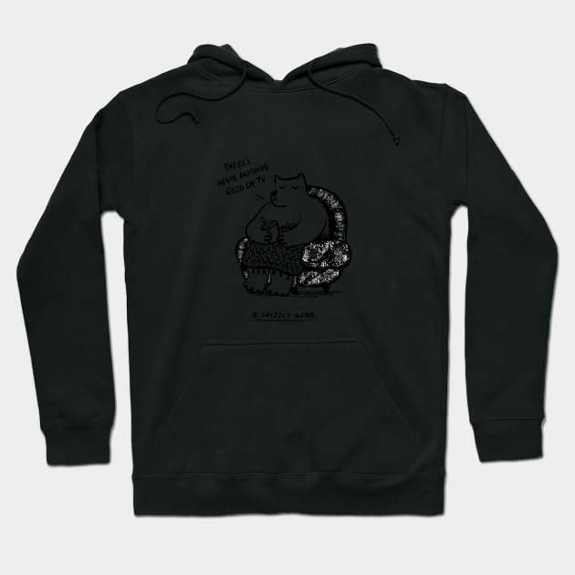 A Grizzly Bear Hoodie by sonhouse5